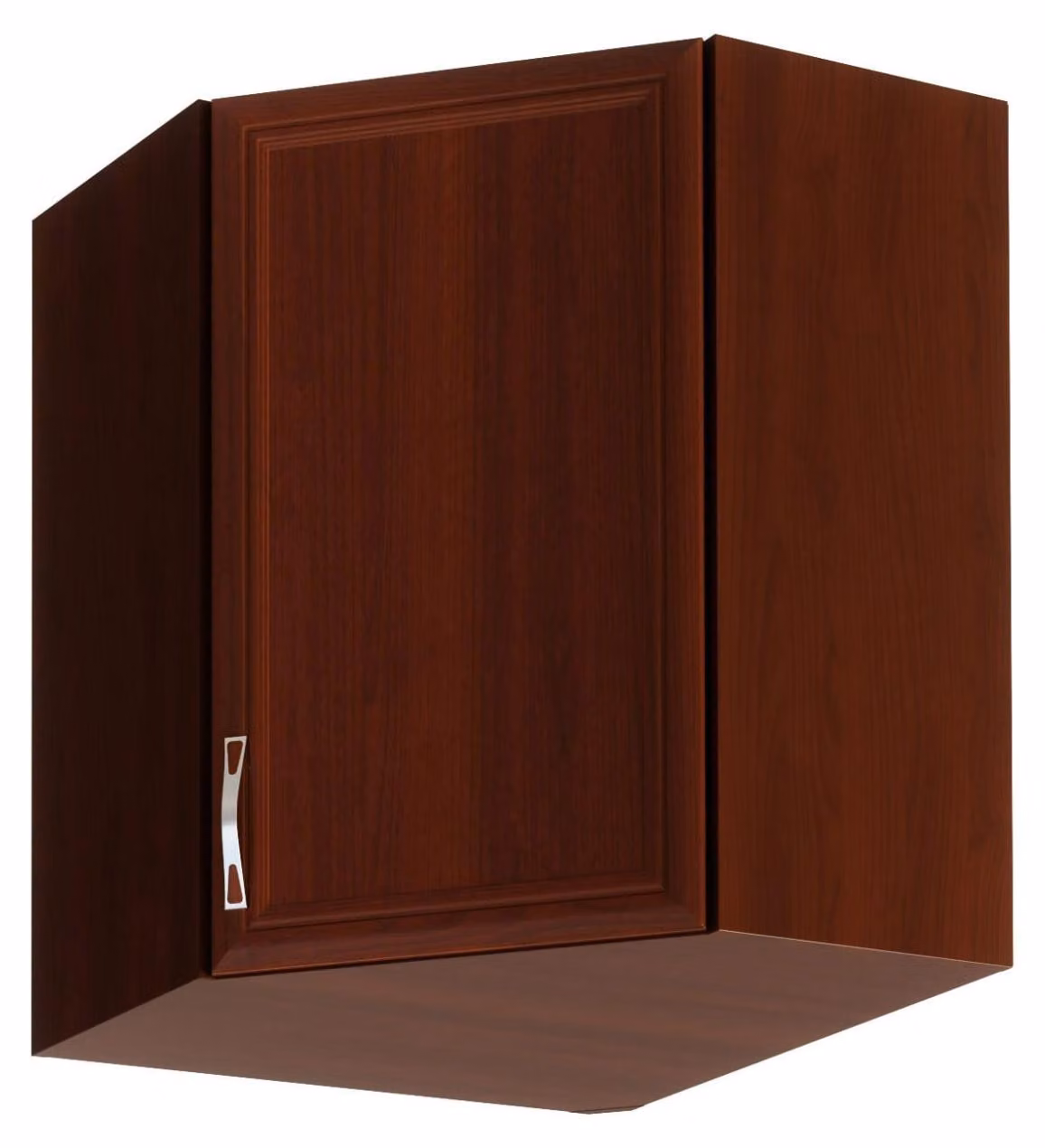 Mobile angolare superiore SILVARA - larghezza 60x60 cm, noce