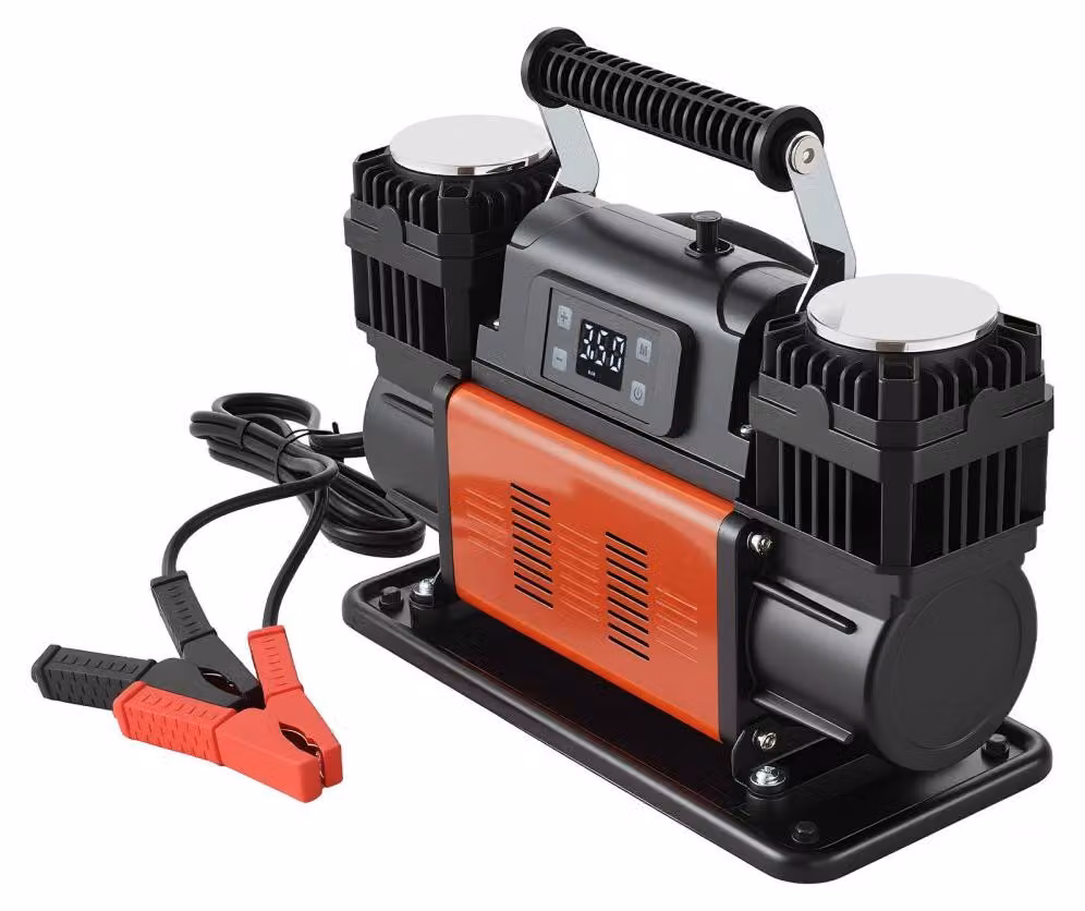 Compressore d'aria bicilindrico - 12 V, 1080 W - Pressione massima di esercizio: 10,3 bar