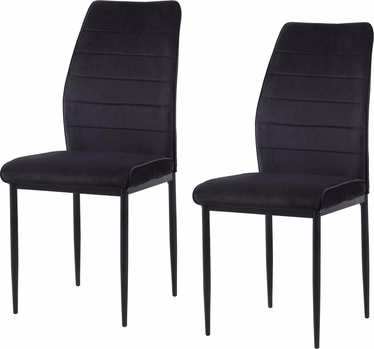 Sedia Madison Velvet Nero