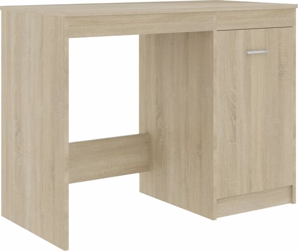Scrivania Rovere Sonoma 100x50x76 cm in Legno Multistrato