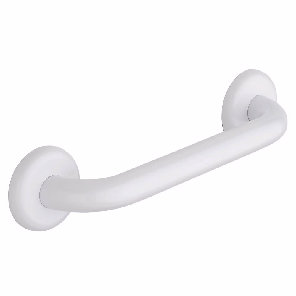 Maniglione per disabili 30 cm in acciaio comfort Bianco