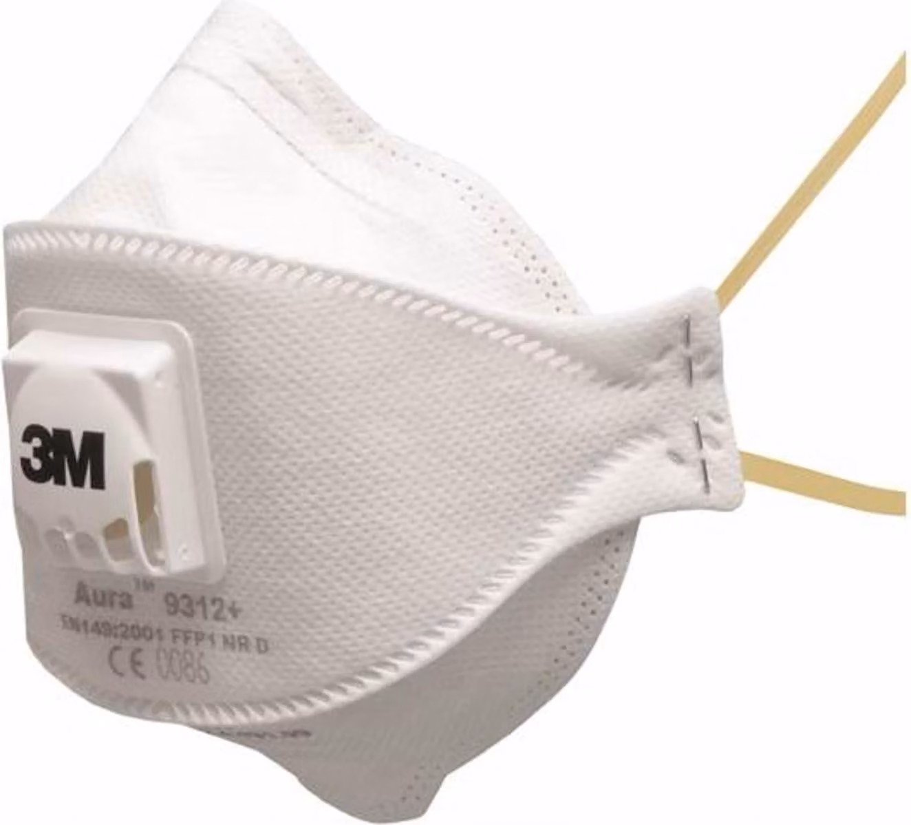 10 x maschera respiratore 3M 9312 FFP1 maschera per polveri sottili maschera per particelle con valvola