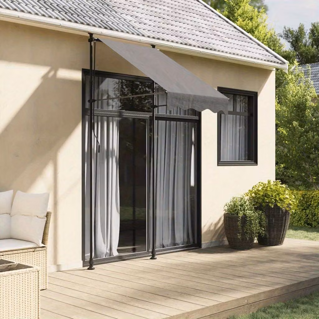 Tenda estensibile - Schermo solare - Tenda a cassonetto - Tenda da balcone - Tenda da terrazza - Tessuto poliestere resistente alle intemperie