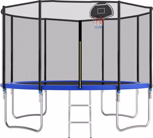 Trampolino da Giardino 366 cm ¨C Xylo ¨C Struttura Rinforzata Robusta per Bambini e Adulti