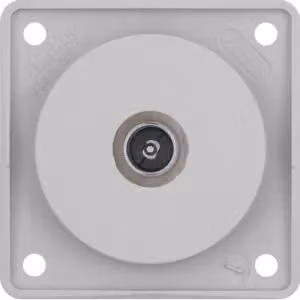 Berker 945112516 Scatola di derivazione per antenna TV, grigia opaca, inserti Integro
