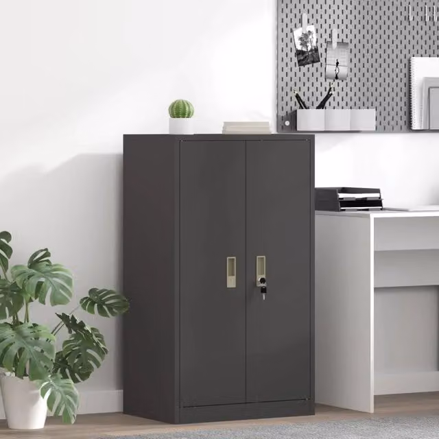 Armadio Nero 60 x 40 x 105 cm Acciaio 891730