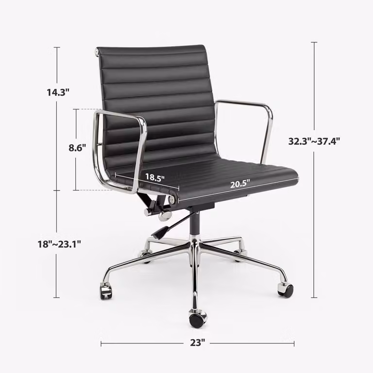Sedia da ufficio - Sedia per ufficio - Sedie per ufficio - Poltrona - Sedia - Design ergonomico - Altezza regolabile
