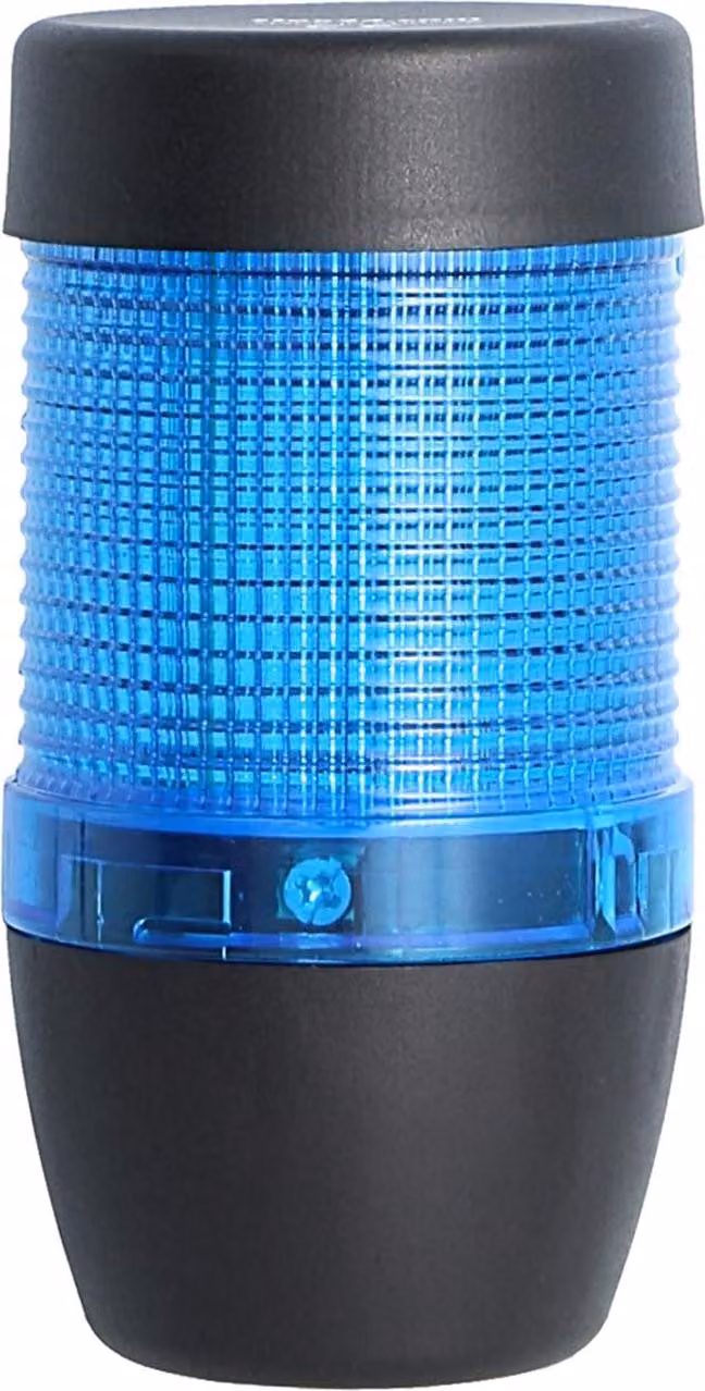 Colonna segnaletica STEX24 blu, 50 mm, 24 V CA/CC, luce LED fissa SS50-OB1/24 101 Dimensioni Lunghezza 102,0 mm, diametro 50,0 mm - 1 pezzo