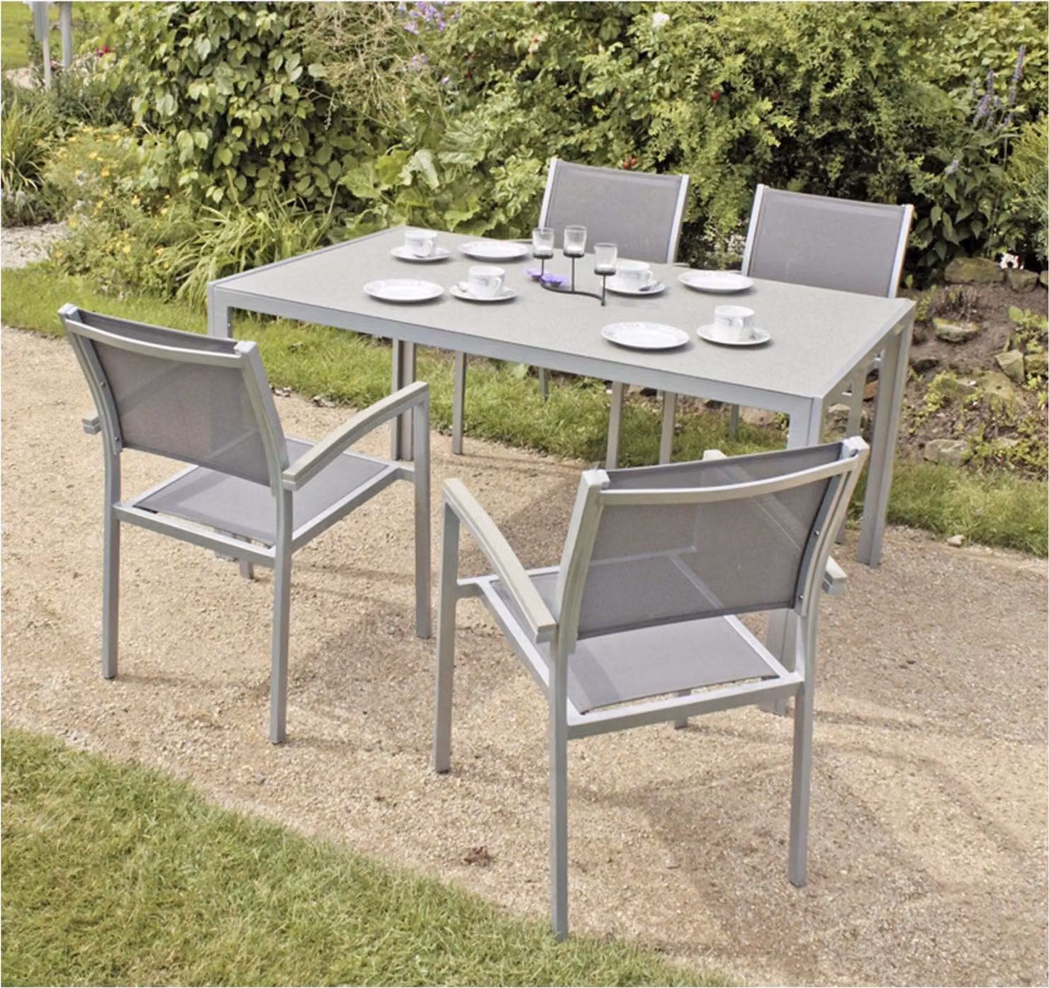 Harms Garden Pleasure Grace Sitzgruppe grau