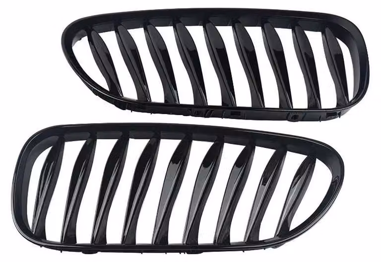Griglia anteriore paraurti, plastica ABS resistente, facile installazione, come mostrato