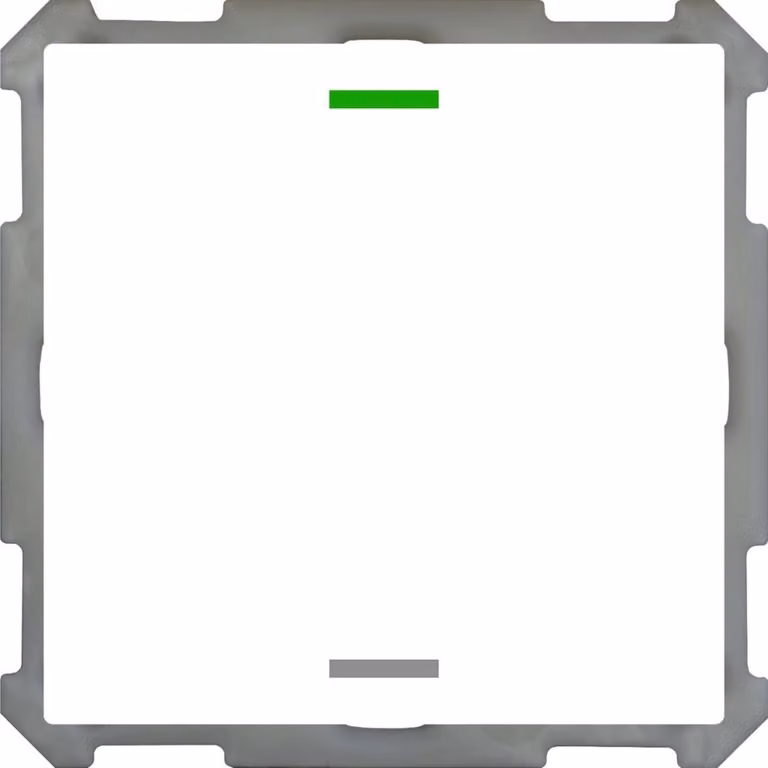 Pulsante KNX 63 1-fold, RGBW, studio bianco lucido, neutro, BE-TAL6301.01