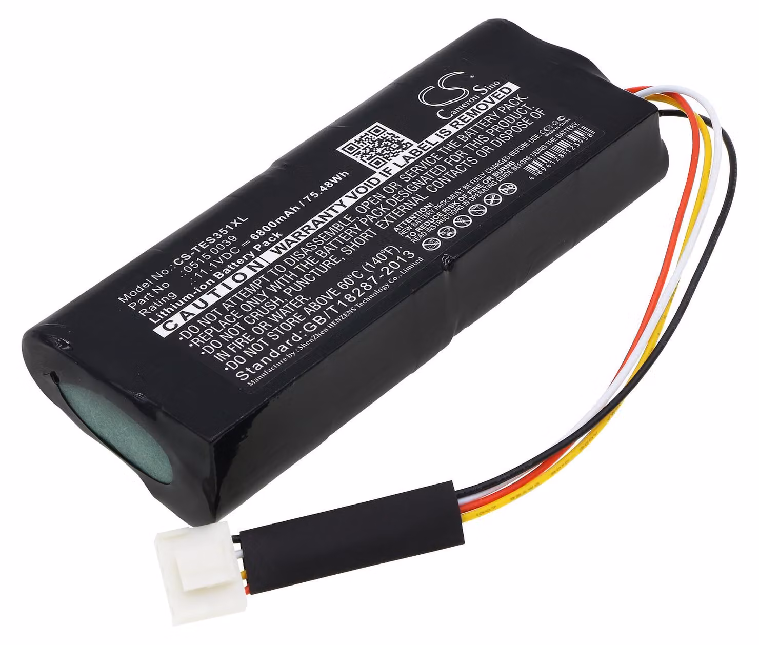 TECHTEK Batteria compatibile con [Testo] 350 GAS Analyzer, 350K Analyzer sostituisce 0515 0039