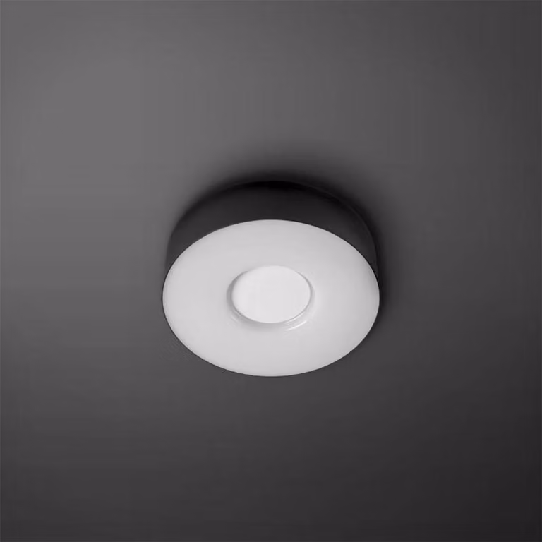 Plafoniera LED colorata LUCIS Elios, Variante: Ø 120 x 63 mm, 5,7 W, 4000K, bianco