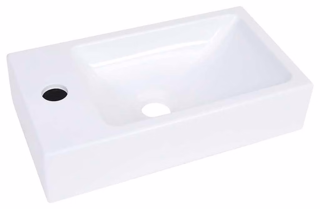 Lavabo compatto per bagno o toilette per ospiti