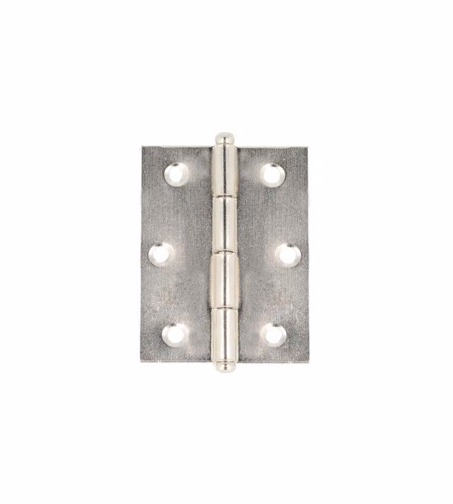 Cerniere pomoli sferici in ferro nichelato 50x40 mm 2 pz