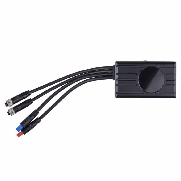 Doppio sistema di telecamere full HD D2P-WiFi per auto o moto - 2 telecamere, monitor LCD
