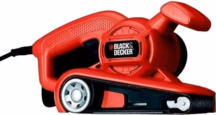Levigatrice a nastro BLACK+DECKER KA86-QS, 720 W, nastro 75 x 457 mm, con sacchetto raccoglipolvere