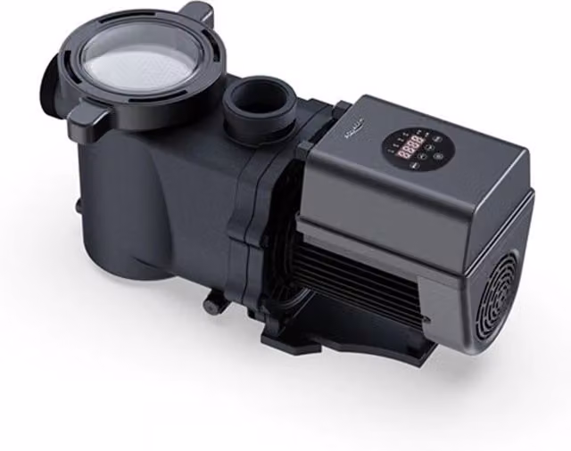 Pompa per filtrazione Aquagem Invereco DE22 con raccordi 63 mm, 1,5 HP monofase, colore nero
