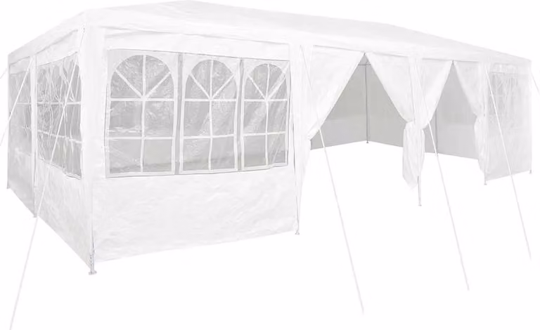 Tenda Party Bianco 800 x 400 x 266 cm Polietilene