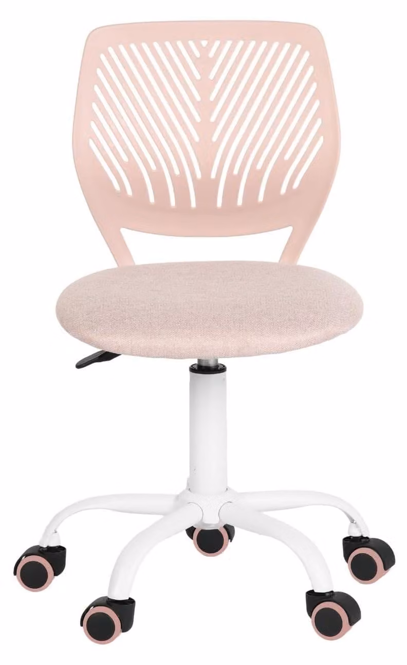 Sedia da ufficio ergonomica - Regolabile - Rosa - Fino a 130 kg
