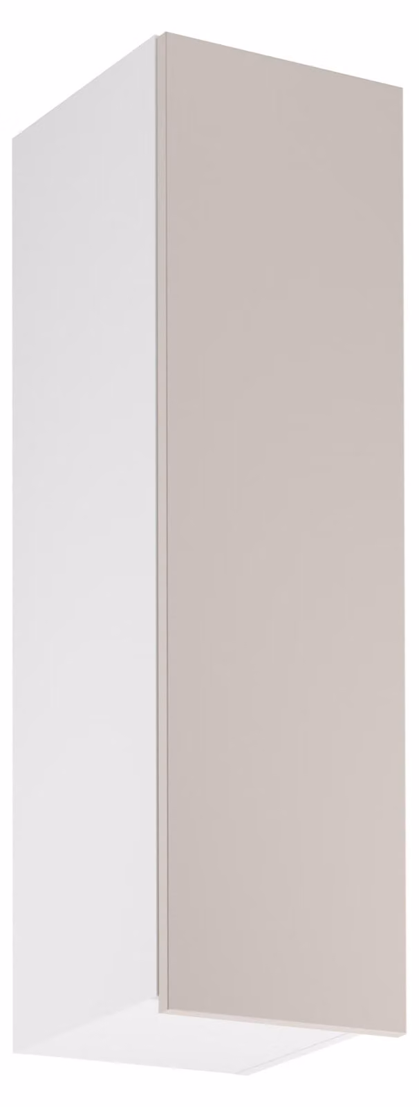 Pensile alto da cucina SALERNO - larghezza 30 cm, bianco/beige