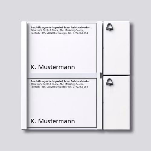 Siedle Vario Bus-Tasten-Modul BTM 650-02 W weiß (035732)