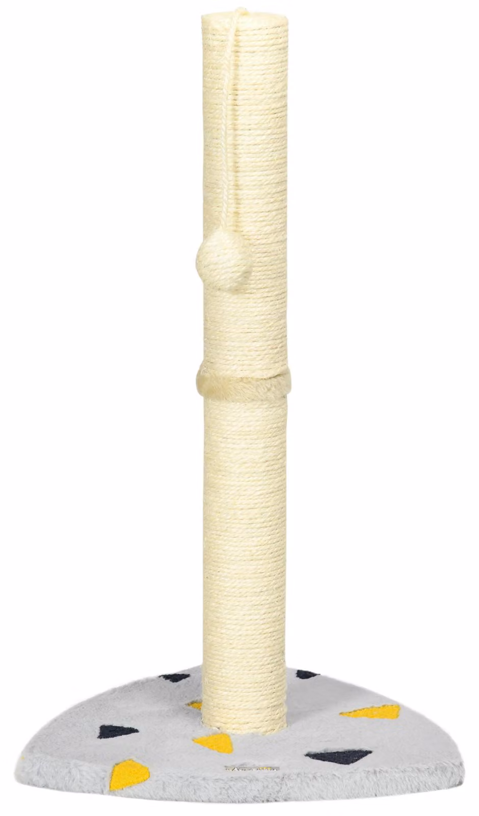 PawHut Tiragraffi a colonna, tiragraffi a colonna da 62 cm per gatti con palla da graffiare, tiragraffi per gatti