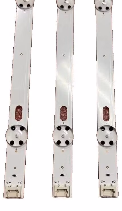 Striscia LED retroilluminata, 830 mm, 7 LED, 3 V, compatibile con diversi modelli di TV, dimmerabile