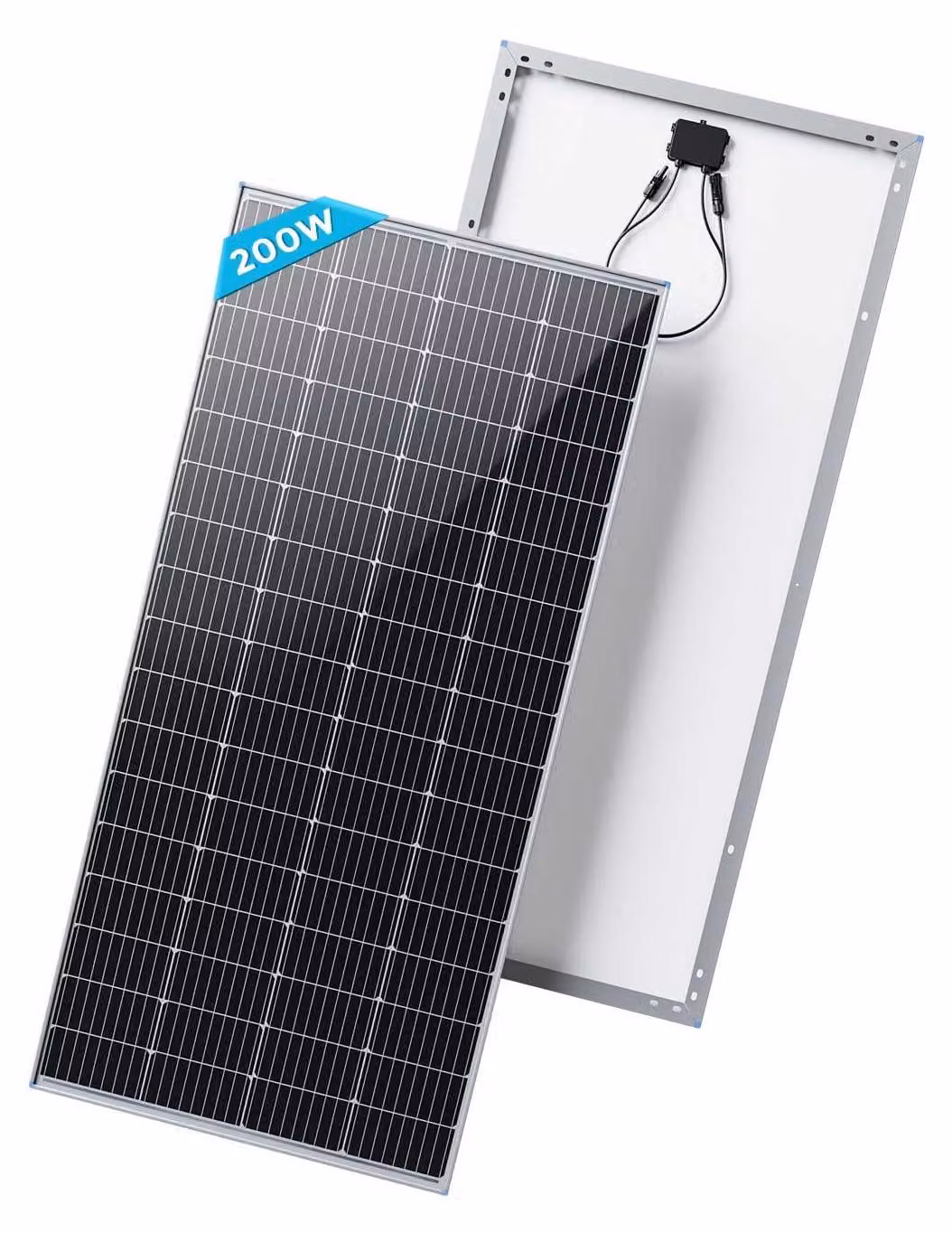 Pannello solare monocristallino da 200 W, 12 V, per camper e barche