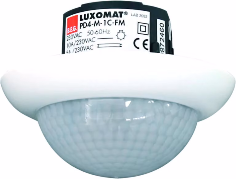 Rilevatore di presenza BEG da incasso, master, bianco, PD4-M-1C-UP, 360°, 1 pz.