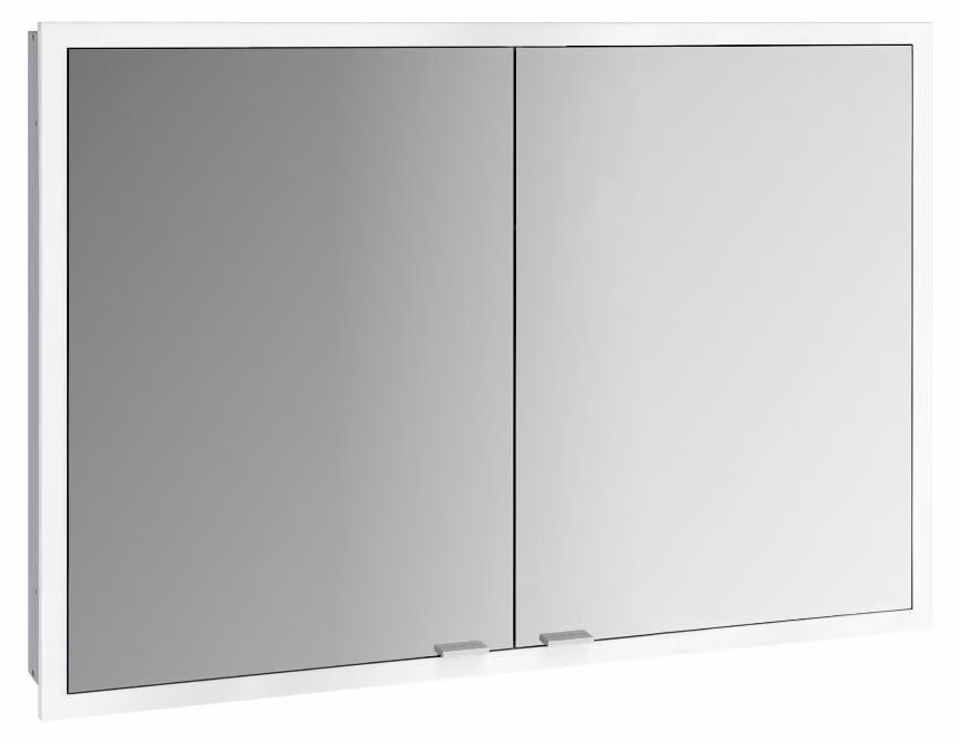 emco prime slim armoire de toilette, 1000mm, 2 portes, modèle encastré, 949708205, 949708205