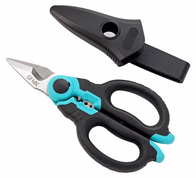 Solidchoice - Forbici professionali per elettricisti in acciaio inossidabile