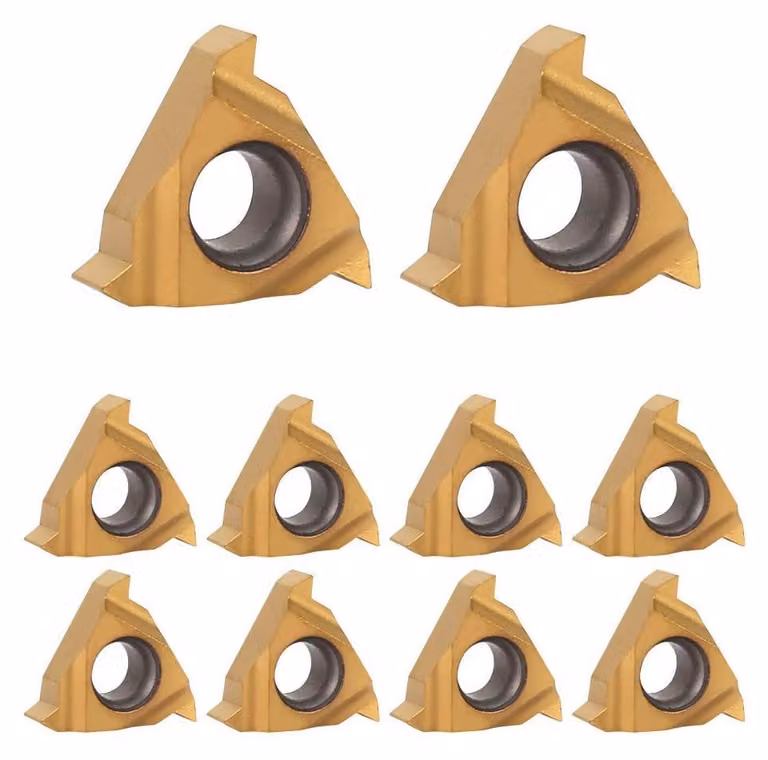 Set di 10 inserti in carburo per utensili CNC