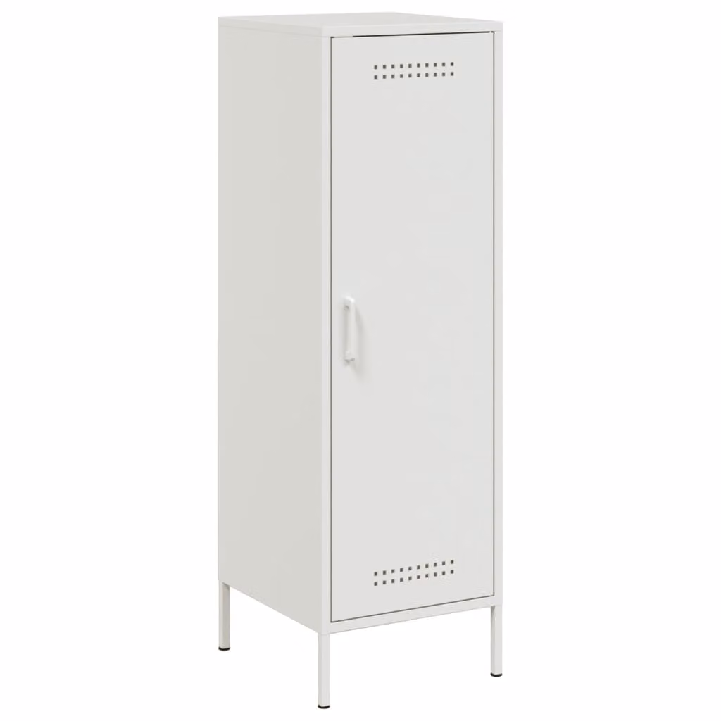 Credenza Bianca 36x39x113 cm in Acciaio