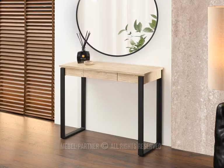 Consolle ALARIC - beige/nero