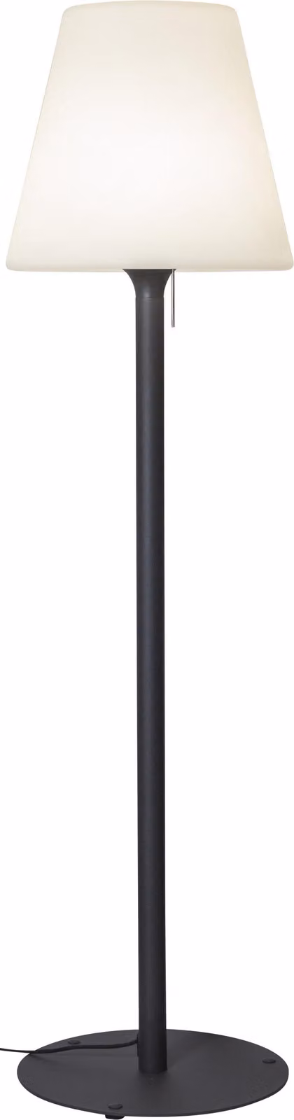 Star Trading Lampada da giardino a LED Kreta 184 cm per esterni grigio