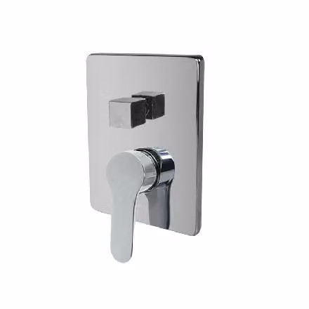 Mereo Zuna - Batteria da incasso per 2 apparecchi, con corpo, cromata CB60106ZC