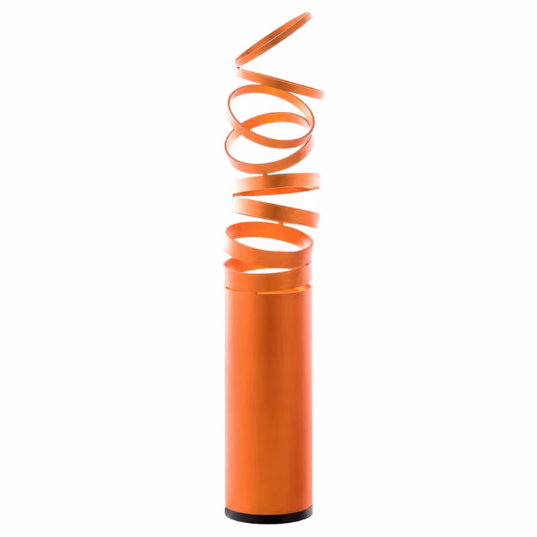 Artemide Lampada da tavolo di design Decomposé, Giallo / Arancione, Soggiorno / Sala da pranzo, Alluminio, Design, Lampada da tavolo