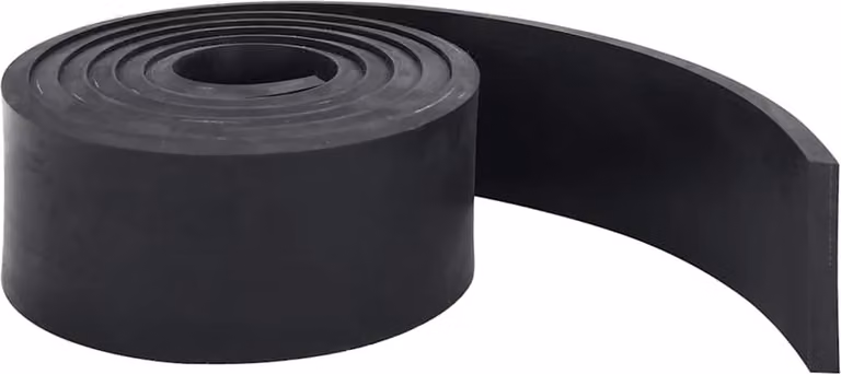vidaXL Striscia di gomma per lama da neve nera 300x8x1 cm