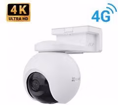 Videocamera di sorveglianza Ezviz EB8 Pro 4G Pan&Tilt Ricaricabile White 4K UHD