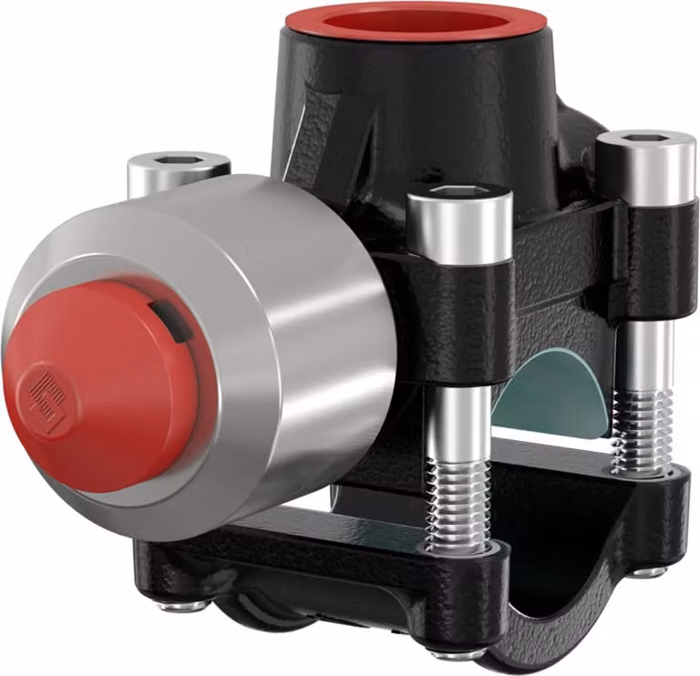 Raccordo Flamco T-Plus DN 80xRp 1 1/4, TG, con meccanismo di sgancio