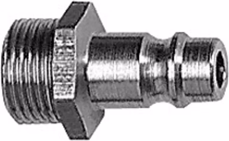 Nipplo Riegler per raccordi NW 7.2 - 7.8, acciaio inox 1.4305, G 3/8 AG