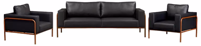 Set Luxus Möbel Sofagarnitur Couch Sofa Polster 3+1+1 Sitzer Sessel Wohnzimmer