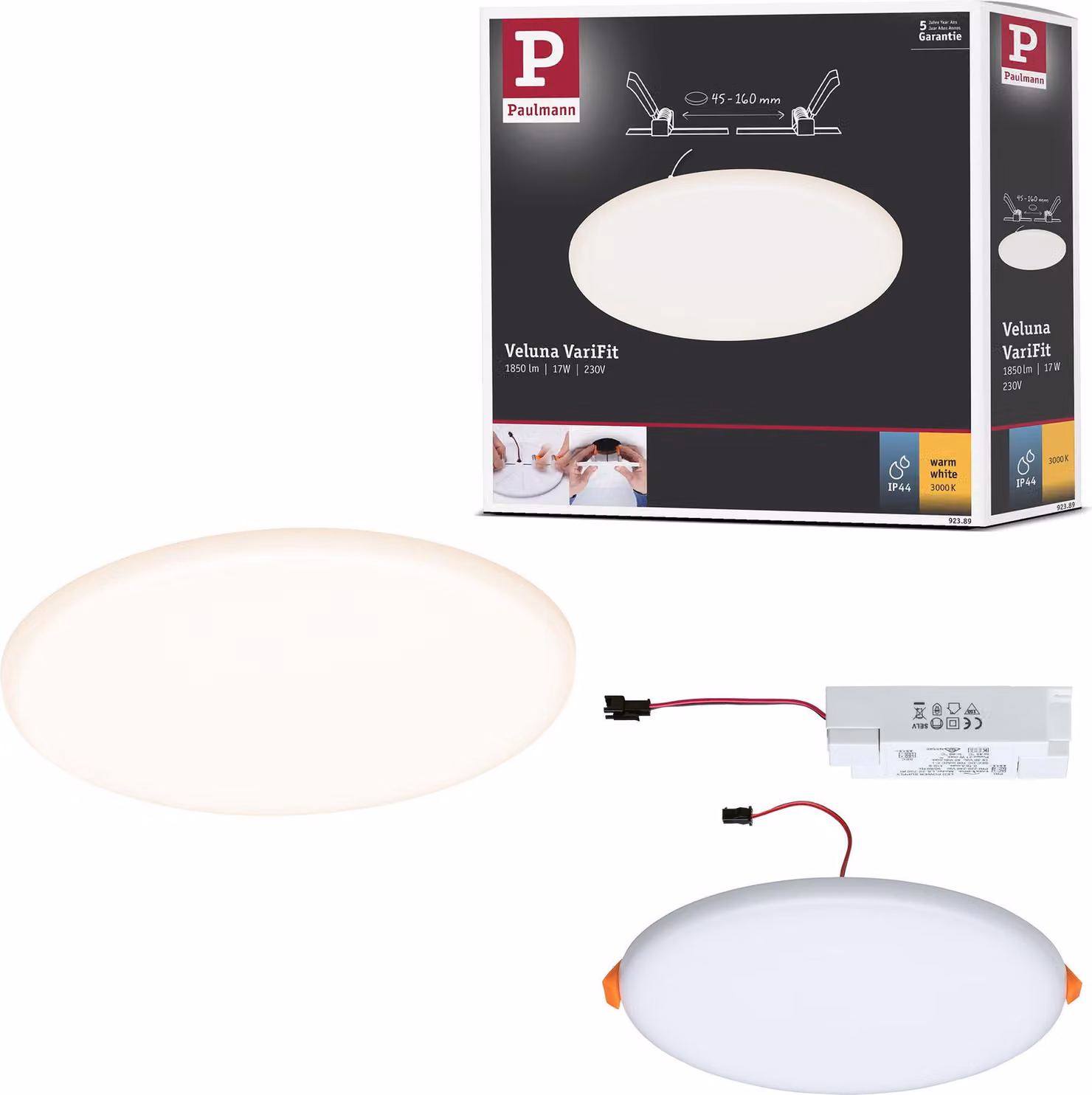 Paulmann VariFit LED pannello da incasso Veluna