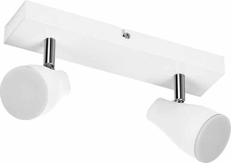 OSRAM LED SPOT PEAR Faretto GU10, bianco, 2X4,3W, 700lm, 274mm, colore della luce bianco caldo, testa della lampada regolabile, facile installazione, possibilità di combinazione con lampade GU10 intelligenti, IP 20, 2700K