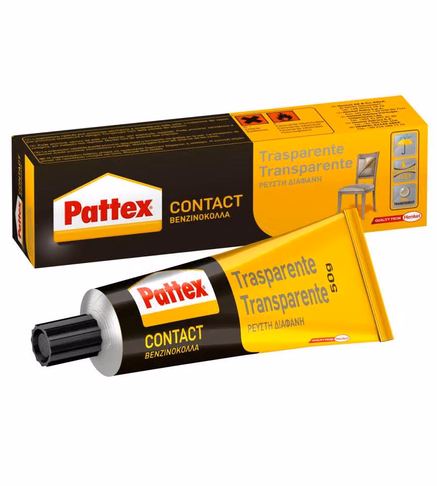 Pattex Adesivo Universale Trasparente in Tubo da 50 g