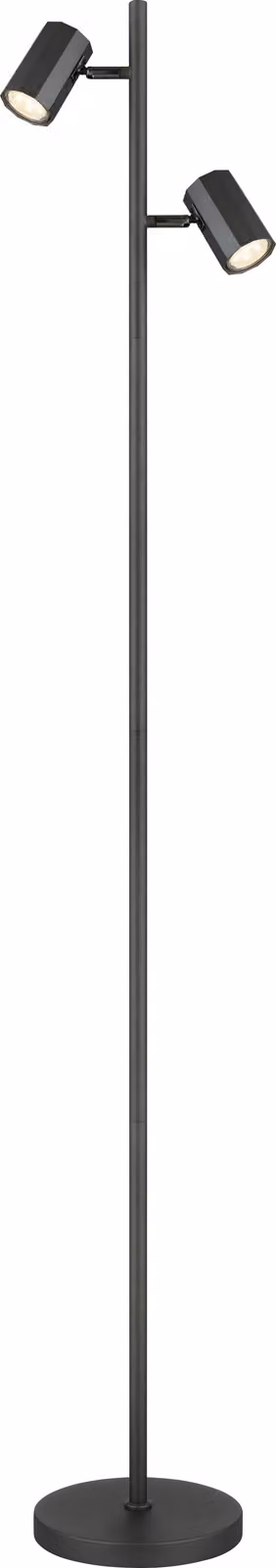 Lampada da terra Globo 57918S JAMES 2x GU10 5 W grigio/opaco