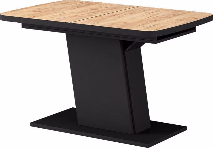 Tavolo da pranzo allungabile Vicco Fenaro Rovere dorato/Nero 120-160 x 80 cm Allungabile, Model 56596