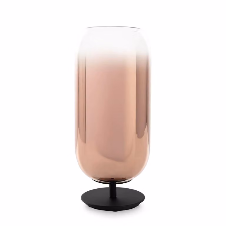 Artemide Lampada da tavolo di design Gople Mini, Rame, Soggiorno / Sala da pranzo, Vetro, Design, Lampada da tavolo