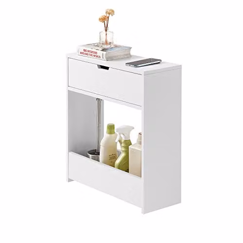SoBuy Mobile Bagno Stretto Salvaspazio con Cassetti 20x55x60cm
